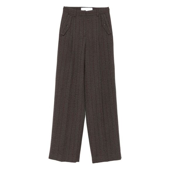 Golden Goose Women Wool Wide-Leg Trousers - Picture 1 of 5